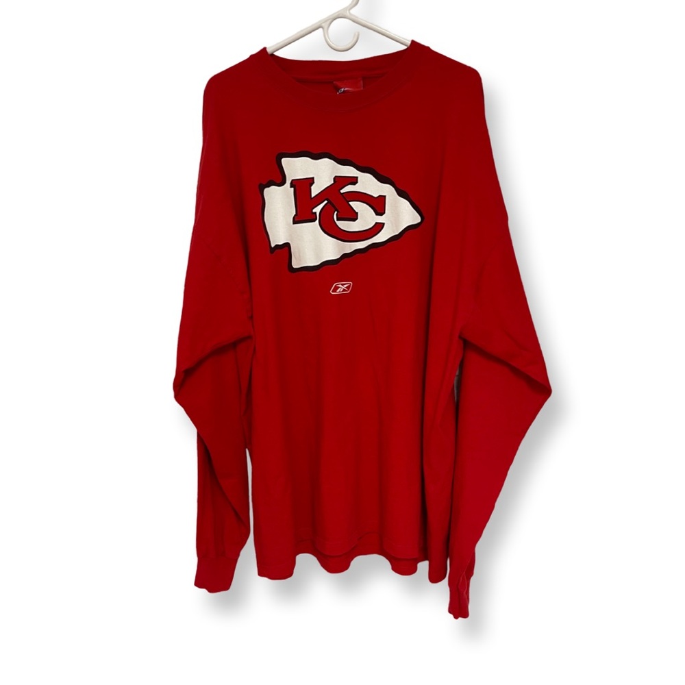 Kansas City Chiefs‼️ Reebok Logo Shirt Men’s 2XL Red